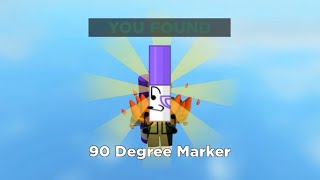 How to get 90 DEGREE marker in FIND THE MARKERS Roblox  UPDATED 2024 [upl. by Alaecim]