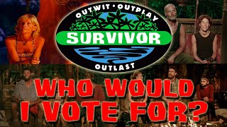 Survivor  Who Would I Vote For 2019 [upl. by Ahidam149]