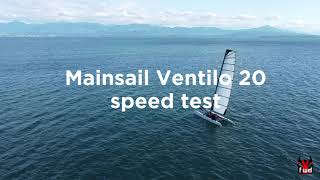 Mainsail Ventilo 20 Speed Test  Forward Sailing [upl. by Trebled]