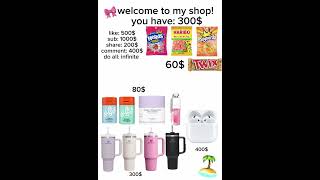 Welcome to my shop stanleycup preppy shop skincare candy pinkpalmpuff [upl. by Nezah]