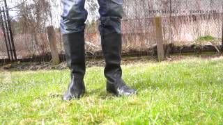 East German NVA leather jack boots [upl. by Efal]