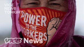 One of America’s Largest Unions Is Joining the Fight Against Amazon [upl. by Ibmab]