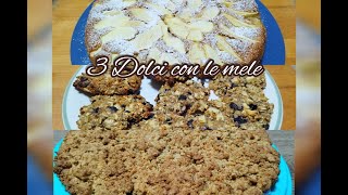 TORTA DI MELE DELLA NONNA  BISCOTTI LIGHT ALLE MELE  SBRISOLONA ALLE MELE  IN CUCINA CON MICLI [upl. by Wiseman923]