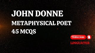 john donne mcqs  john donne mcqs with answers  mcq on john donne  English Literature MCQ [upl. by Arod]