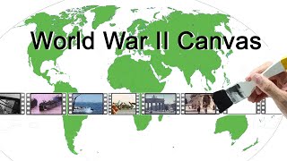 World War 2 Canvas  Painting a Picture of the conflagration [upl. by Sharleen]