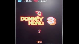 60in1 Classic Arcade Multigame JAMMA PCB GAME 41 Donkey Kong 3 [upl. by Eart]