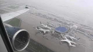 Incredible HD A330300 Takeoff From Charlotte In A Heavy Rainstorm [upl. by Hernando]