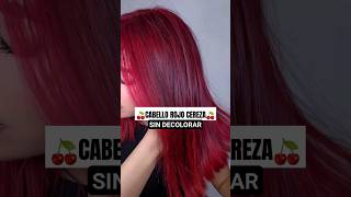 Cabello rojo cereza sin decolorar con los tintes de Igora 🍒 igoraroyal cabello pelo cabellorojo [upl. by Adamson96]