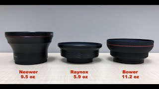 Sony FDRAX53 Wide Angle Conversion Lenses Compared  Aug 2021 [upl. by Glen]