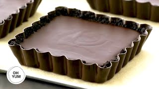 How to Make Individual Chocolate Ganache Tarts [upl. by Chloette620]