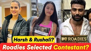 MTV ROADIES 20 All Selected Contestants  Harsh amp Rushali Together In Roadies Journey [upl. by Ahtan]