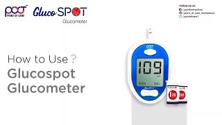 How to Use POCT Gluco spot Glucometer English [upl. by Aniretake504]