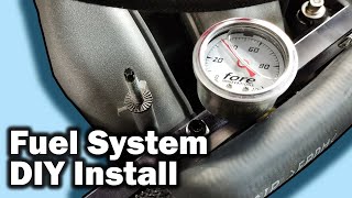 Installing Fore Innovations Fuel System On 2016 Mustang GT [upl. by Oilut]