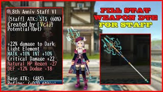 FILL STAT WEAPON STAFF DTE22ELEM10I10CD22 TORAM ONLINE CAP 270 [upl. by Rafaellle309]