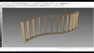 Modeling a curved frame [upl. by Savitt]