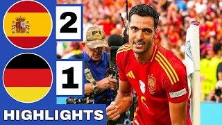 🔴Spain vs Germany 21 Extended HIGHLIGHTS  EURO 2024 QuarterFinal [upl. by Harwin]