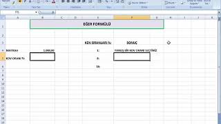 Excel Ders 3 Eğer Formülü ve Örnekler [upl. by Spenser]