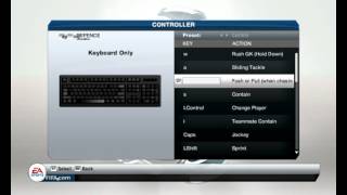 FIFA 13 CONTROLS FOR KEYBOARD  BUTTON CONFIGURATION TUTORIAL [upl. by Lind]