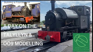 A day on the Talyllyn and 009 Modelling  Building a Fourdees Tattoo kit [upl. by Turpin431]