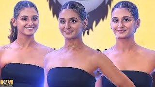 Shakti Mohan L00KS Super STUNNING In Off Shoulder arrives at Remo DSouza Music Label Launch [upl. by Annahvas]