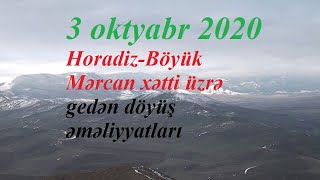 03 oktyabr 2020ci il tarixdə gedən döyüş əməliyyatları HoradizBöyük Mərcanlı xətti [upl. by Bernj]