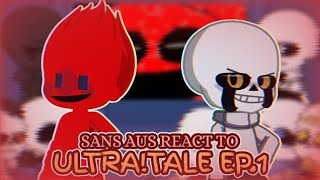 Sans aus react to Ultratale ep1  Request [upl. by Adnilema]