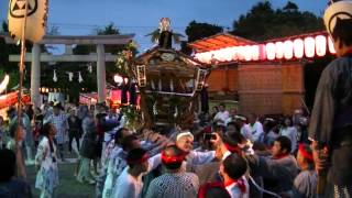 平成26年 鎌倉市腰越・龍口明神社例大祭宵宮 神輿宮入着輿 [upl. by Yorker]