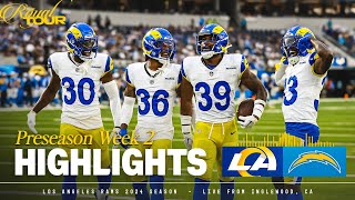 Highlights Rams Top Plays vs Chargers Preseason Week 2  Stetson Bennett to JJ Laap 47Yard TD [upl. by Allayne110]