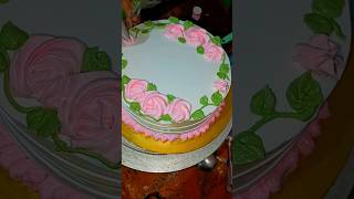 Rose Design cake decorating ideas 🎂 [upl. by Pascoe]