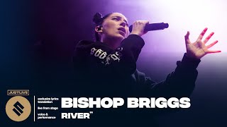 입 다물고 듣기나 해  Bishop Briggs  River LIVE 가사번역 [upl. by Enilraep]