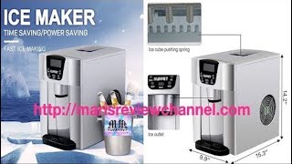 KUPPET 2 in 1 Countertop Ice Maker [upl. by Holmen]