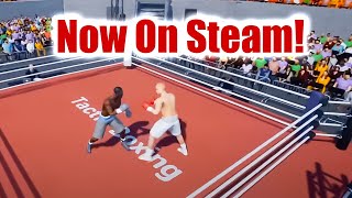 NEW BOXING VIDEO GAME IS NOW AVAILABLE ON STEAM TO WISHLIST Tactic Boxing [upl. by Zahara]