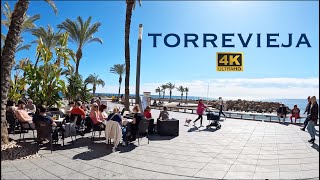 4K Torrevieja Costa Blanca⎮Beautiful Sunny Friday Morning Walking Tour Heading to the Promenade🇪🇸 [upl. by Norted51]