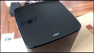 Bose Subwoofer  Acoustimass 300 Unboxing [upl. by Ecnarual]