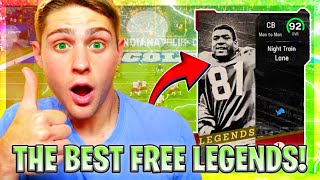 THE BEST FREE LEGEND CHAMPIONS TO ADD TO YOUR TEAM TODAY IN MADDEN 25 [upl. by Ennovaj]