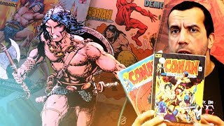 Tudo sobre a clássica revista CONAN THE BARBARIAN da Marvel Comics  Papel Jornal 10 [upl. by Arihday383]