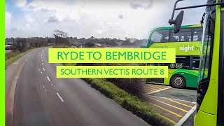 Ryde to Bembridge  Southern Vectis 8  Realtime [upl. by Euqinotna]