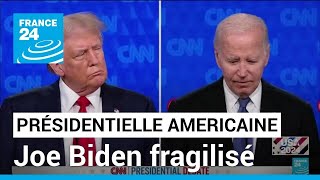 Présidentielle américaine  Joe Biden fragilisé après son débat face à Donald Trump [upl. by Gnot]