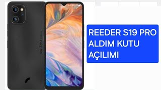 REEDER S19 MAX PRO KUTU AÇILIMI 256 GB [upl. by Dedric]