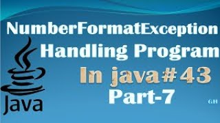 NumberFormatException in java  NumberFormat in java with Example  In Hindi [upl. by Ettezyl]