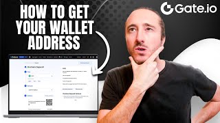 HOW TO FIND YOUR GATEIO WALLET ADDRESS Step By Step 2024 [upl. by Hairahs]