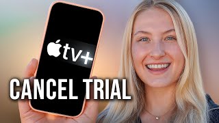 How to Cancel Apple TV Plus Free Trial on iPhone  Full Guide [upl. by Lesslie]