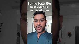 First technical video of Spring Data JPA is released now [upl. by Sanfred]