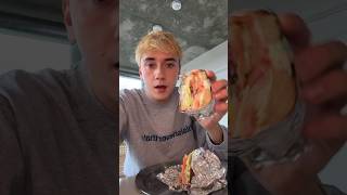 Giant bagel mukbang [upl. by Markman]