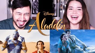 ALADDIN OFFICIAL TRAILER  REACTION [upl. by Yentruocal]