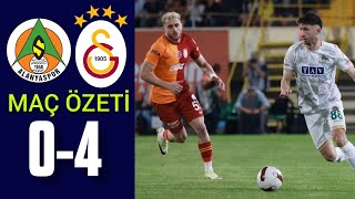 ALANYASPOR 0  4 GALATASARAY I MAÇ ÖZETİ  SÜPER LİG [upl. by Plumbo]