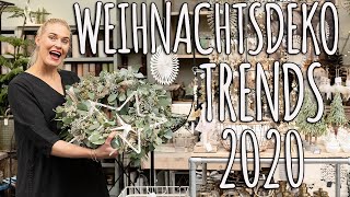 WEIHNACHTSDEKO 2020 TRENDS  ERSTE EINDRÜCKE BEI UNS IM LADEN [upl. by Daphene]