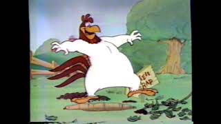 1987 Kentucky Fried Chicken quotFoghorn Leghorn falls in a trapquot TV Commercial [upl. by Fiorenza]