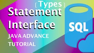 statement interface and types of Statement Interfaces in java in hindi [upl. by Liuqnoj]