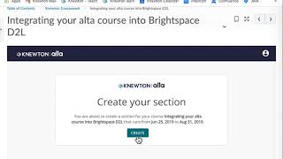 How to Integrate Knewton alta into Brightspace D2L [upl. by Dielle]